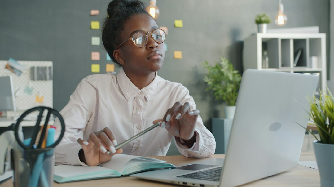 person developing professional skills