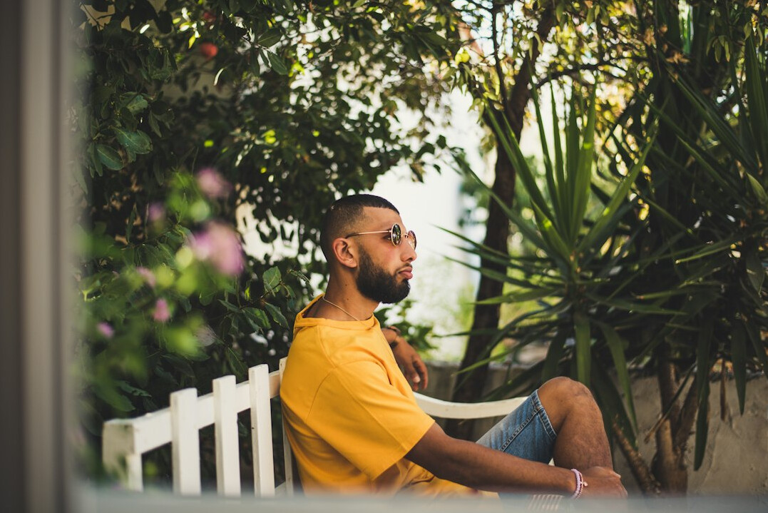 man reflecting on career goals